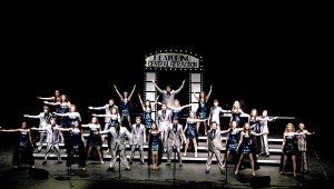 SHOWTIME: Central Attraction from Pearl River Central High School were division winners and second runner up for Grand Champion at the Mississippi Showchoir Contest recently at PRCC. PRCC Public Relations Photo