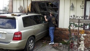Steel Magnolias Hair Salon had a walk-in client make their business a drive-in when she mistakenly pressed the gas instead of the brake on Wednesday afternoon. Fortunately, the shop had uncharacteristically closed early for the day a mere hour before. Photo submitted