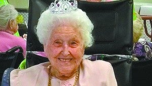 FOUNTAIN OF YOUTH: Leta Slade will be 107-years-old on April 7. She attributes her longevity to staying active and lots of prayer. Photo submitted