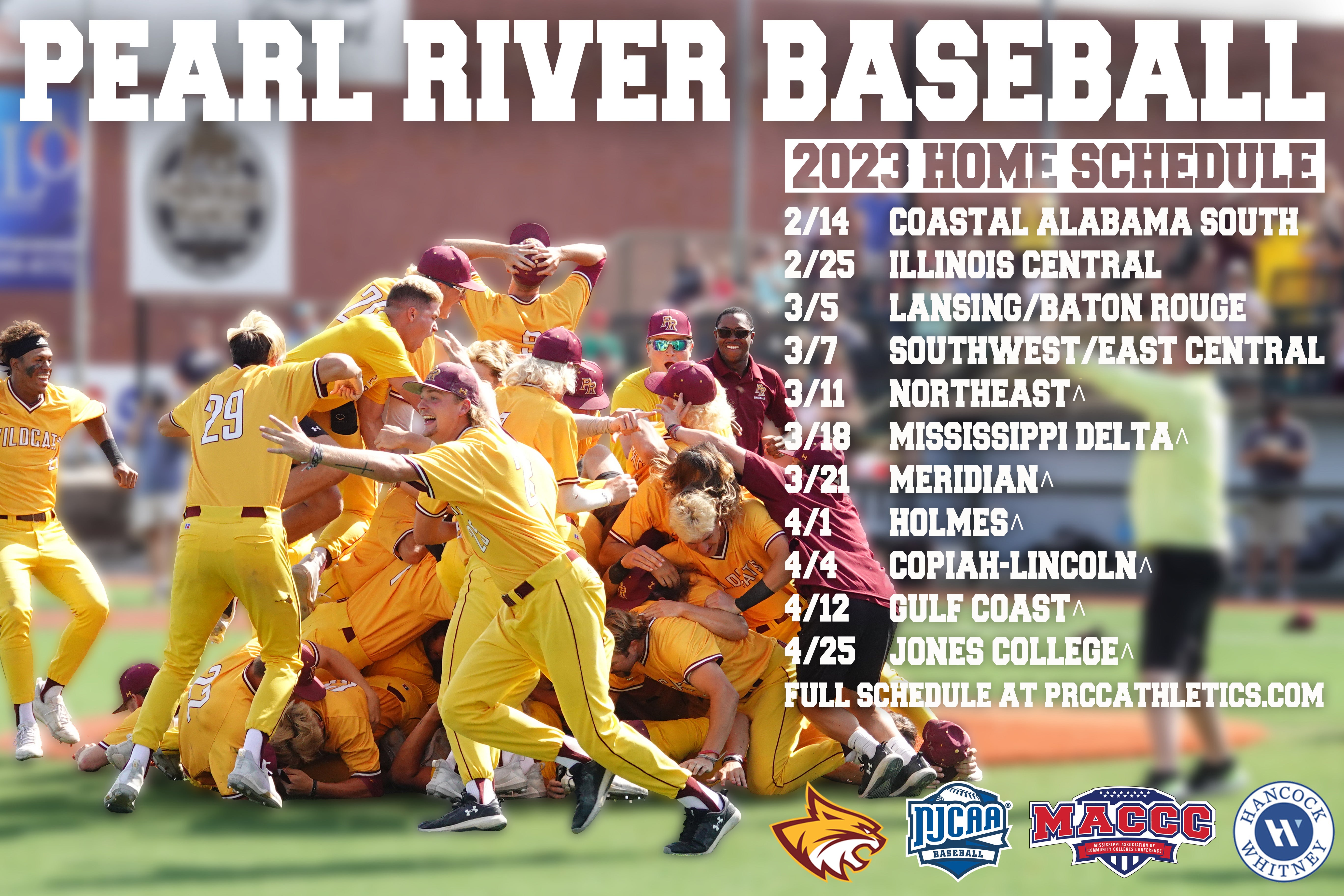 Defending National Champion Pearl River baseball releases 2023 schedule