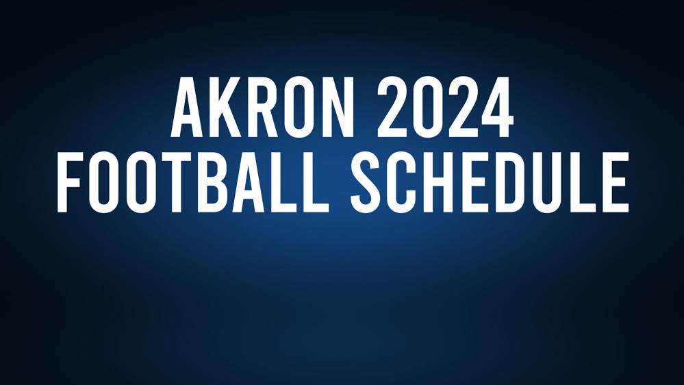 Akron 2024 Football Schedule, Record, Results