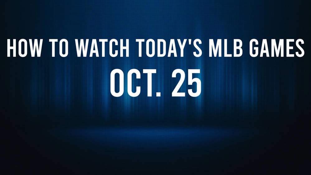 How to Watch the MLB Baseball Playoffs on Friday, Oct. 25: TV Channel, Live Streaming, Start Times