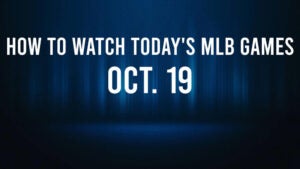 How to Watch the MLB Baseball Playoffs on Saturday, Oct. 19: TV Channel, Live Streaming, Start Times