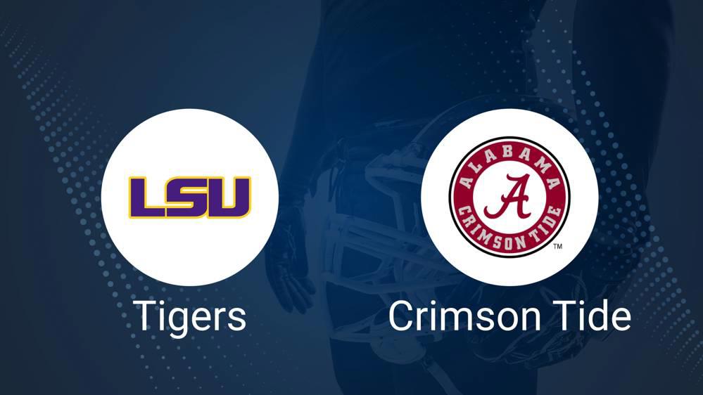 LSU vs. Alabama Nov. 9 Tickets & Start Time