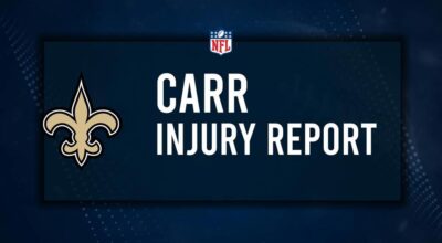 Will Derek Carr Play in Week 8? NFL Injury Status, News & Updates