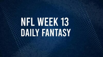 DFS Salaries and Projections for NFL Week 13