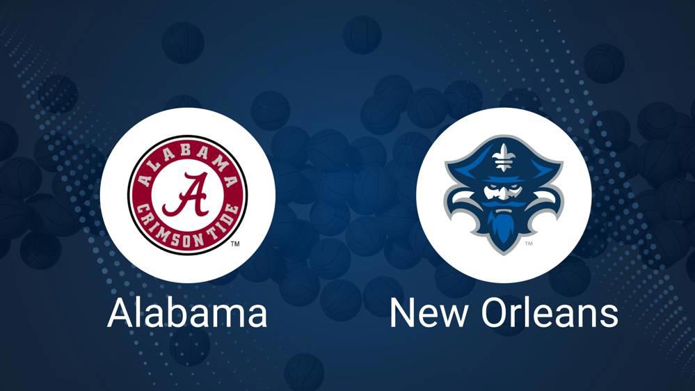 How to Watch Alabama vs. New Orleans Women's Basketball on TV or Live Stream - November 4