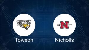 How to Watch Towson vs. Nicholls State on TV or Live Stream - November 20