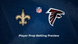 Saints vs. Falcons Player Props & Odds – Week 10