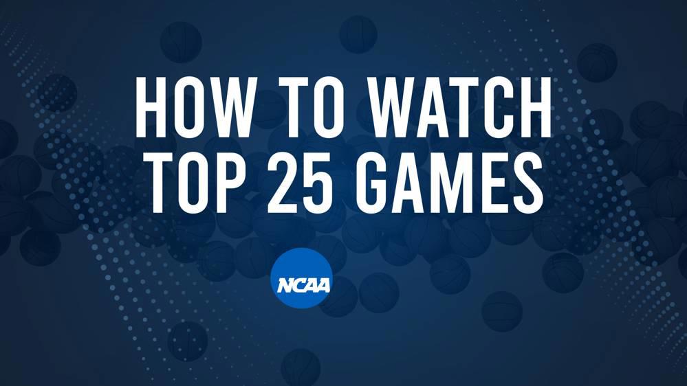 How to Watch Top 25 Women's College Basketball Games - Tuesday, December 10