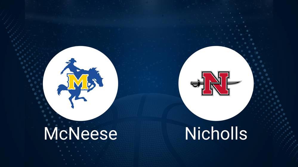 How to Watch McNeese vs. Nicholls State on TV or Live Stream - January 11